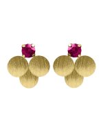 Σκουλαρίκια από ασήμι 925 με Swarovski πέτρες