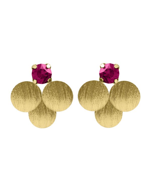 Σκουλαρίκια από ασήμι 925 με Swarovski πέτρες