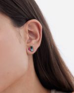 Σκουλαρίκια από ασήμι 925 με Swarovski πέτρες - Image 2