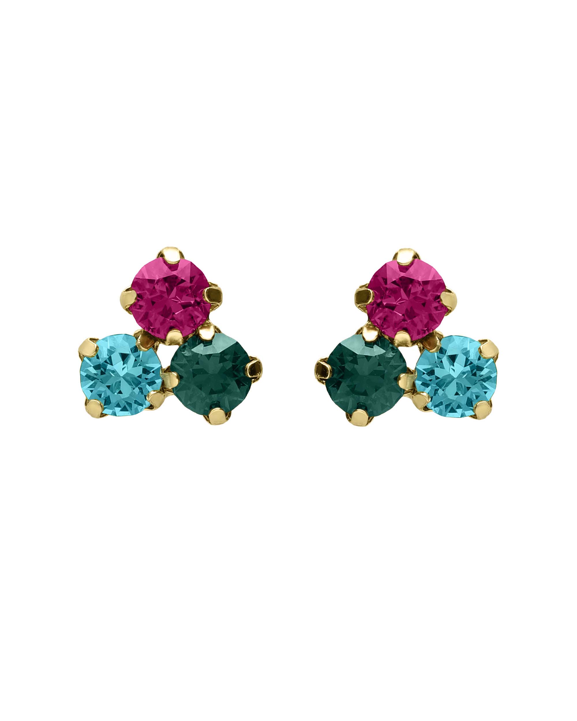 Σκουλαρίκια από ασήμι 925 με Swarovski πέτρες