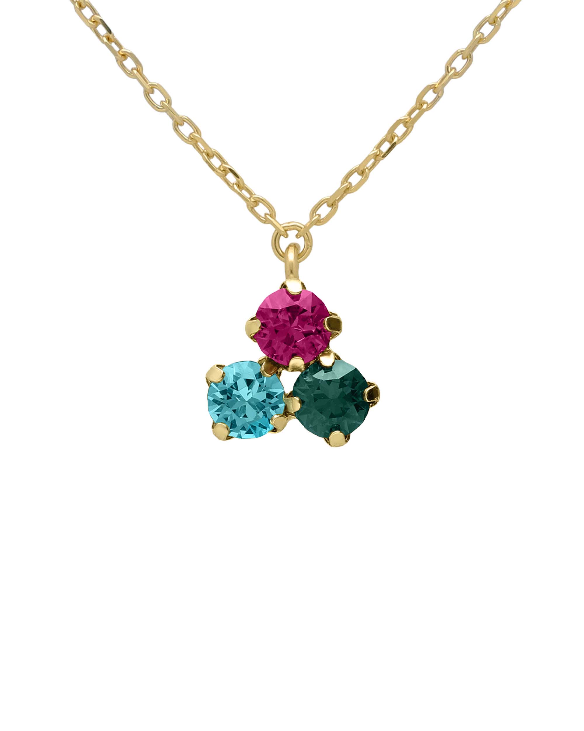 Κολιέ από ασήμι 925 με Swarovski πέτρες
