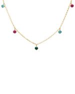 Κολιέ από ασήμι 925 με Swarovski πέτρες