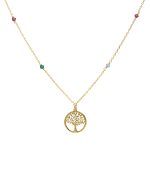 Κολιέ από ασήμι 925 με Swarovski πέτρες