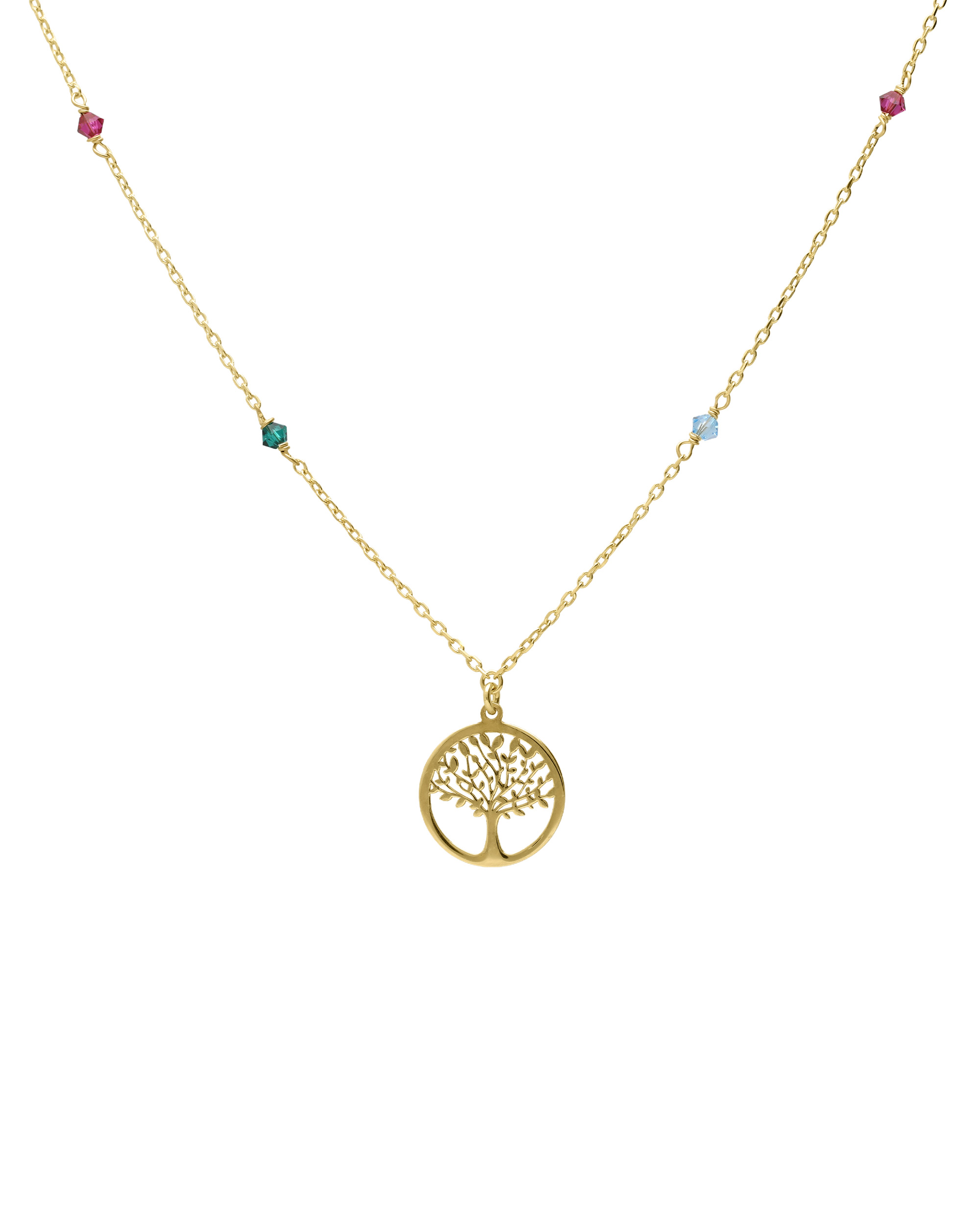 Κολιέ από ασήμι 925 με Swarovski πέτρες