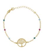 Βραχιόλι από ασήμι 925 με Swarovski πέτρες