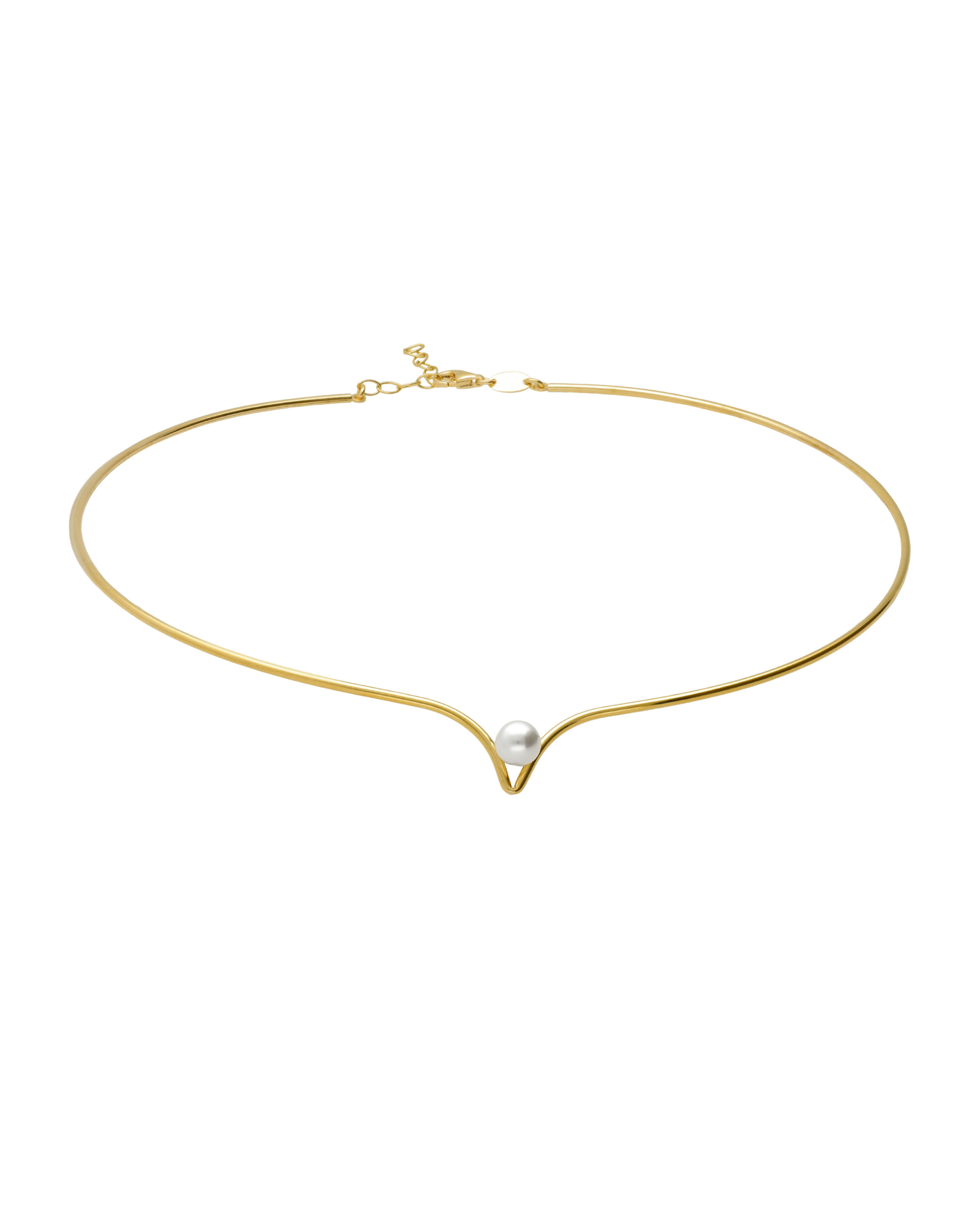 Choker από ασήμι 925 με μαργαριτάρι